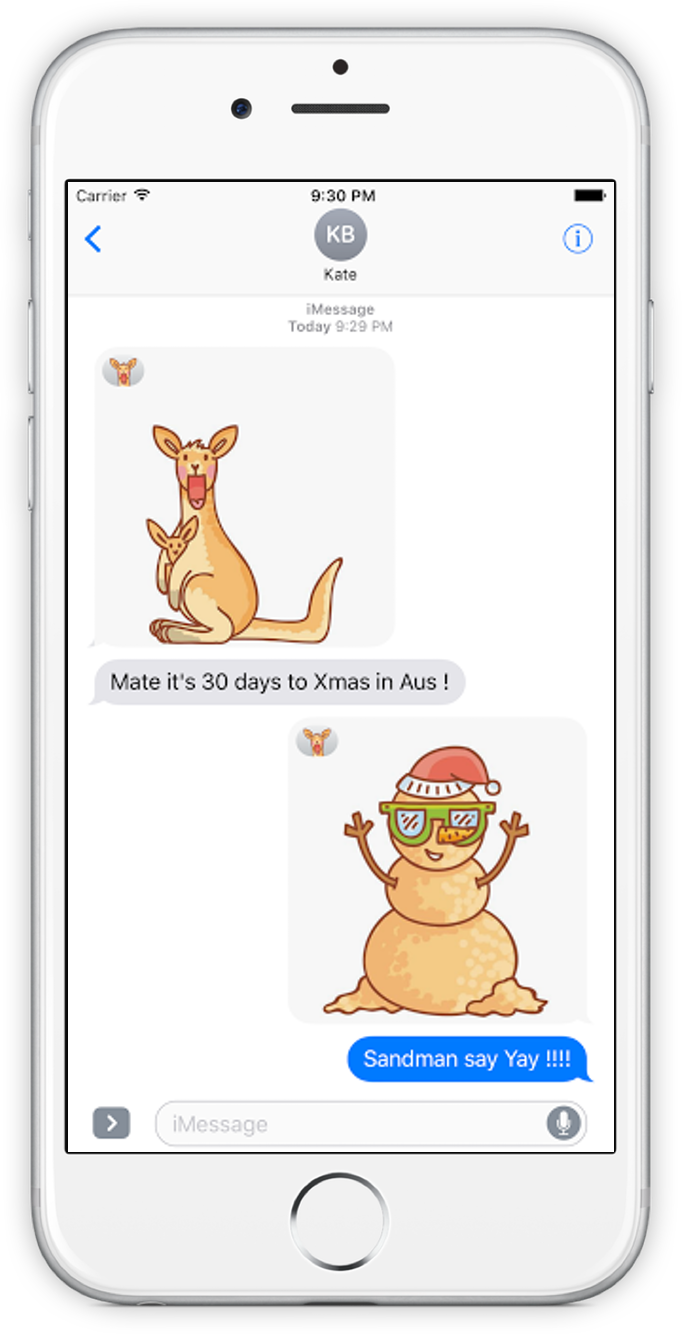 Screenshot of AussiEmoji